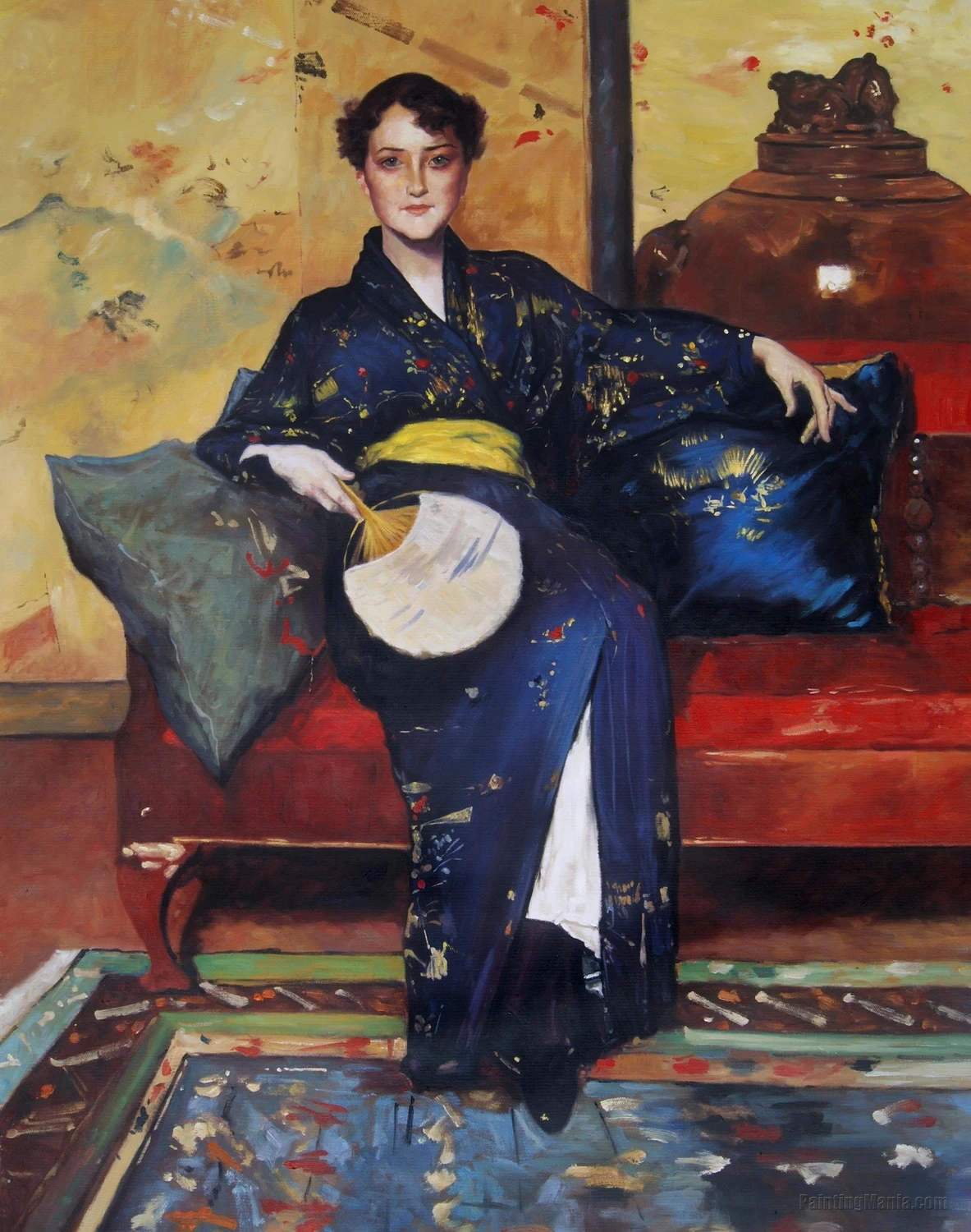 Kimono blu